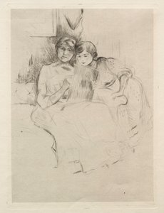 素描。 作者 贝特·莫里索（Berthe Morisot）