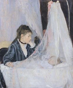 摇篮 作者 贝特·莫里索（Berthe Morisot）