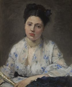 年轻女子1871年 作者 贝特·莫里索（Berthe Morisot）