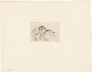 休息的年轻女子 作者 贝特·莫里索（Berthe Morisot）