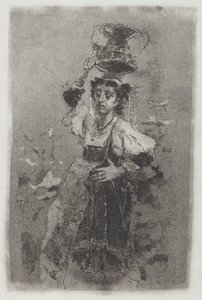 坎帕尼亚[Ciociara]的农妇，1870年代。