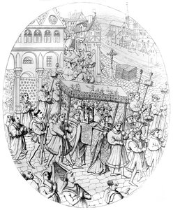 宗教游行，1449-1456 1849 作者 比森和科塔德