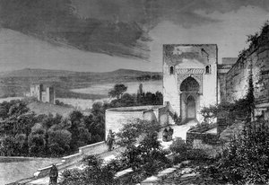 1849年在西班牙科尔多瓦举行的梅斯基塔（Mezquita）。 作者 比森和科塔德