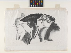 街车（石版画） 作者 董事罗宾逊