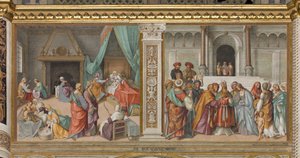 圣母的诞生和圣母的婚姻 作者 Boccaccio Boccaccino