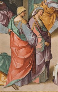 中央大殿，北侧第二跨度，圣母的诞生，Boccaccio Boccaccino 1514-15，详图 作者 Boccaccio Boccaccino