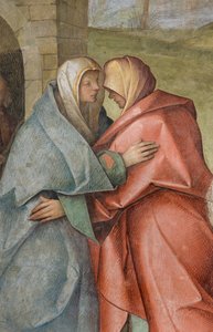 中央大殿，北侧第三跨度，探视，Boccaccio Boccaccino 1516-17，细节 作者 Boccaccio Boccaccino