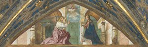 女高音，薄伽丘Boccaccino，报喜1506-07 作者 Boccaccio Boccaccino