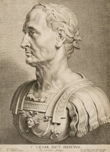 朱利叶斯·凯撒（Julius Caesar），永久独裁者，来自十二个著名的希腊和罗马男人，约1633年