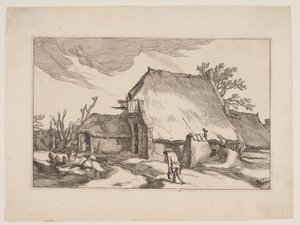 图 5，选自《有农舍的风景画 作者 Boetius Adams Bolswert