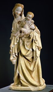Krumauer麦当娜，c.1400（彩色宝石）