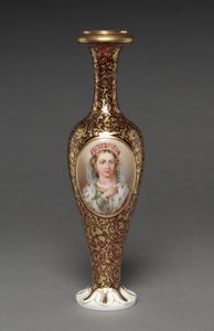 花瓶，1840-60 作者 波希米亚派