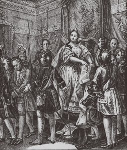 Anna Ioannovna违反条件，1730年 作者 鲍里斯·阿尔捷米耶维奇·乔里科夫