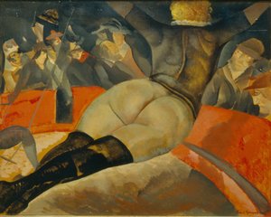 在马戏团，c。 1908年 作者 鲍里斯·德米特里耶维奇·格里戈里耶夫