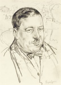 艺术家肖像伊利亚·马什科夫（Ilya Mashkov） 作者 鲍里斯·德米特里耶维奇·格里戈里耶夫