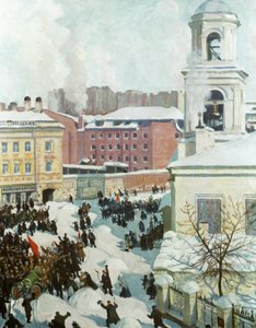 1917年2月27日，1917年 作者 鲍里斯·米哈伊洛维奇·库斯托季耶夫