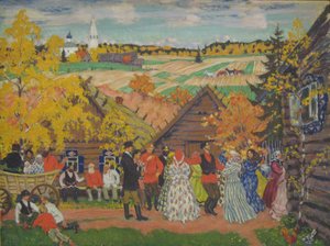 1924年乡村祭 作者 鲍里斯·米哈伊洛维奇·库斯托季耶夫