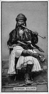 波斯尼亚士兵，来自19世纪后期的照片 作者 波斯尼亚摄影师