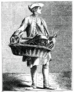 妓女买汤匙和大头针！，1737-1742。