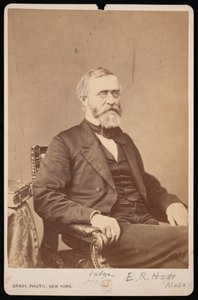Ebenezer Rockwood Hoar 1816-1895年的肖像，1895年之前。 作者 布雷迪的国家摄影肖像画廊