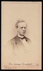 莱曼-特伦布尔1813-1896年的肖像，1862年至1869年之间。 作者 布雷迪的国家摄影肖像画廊