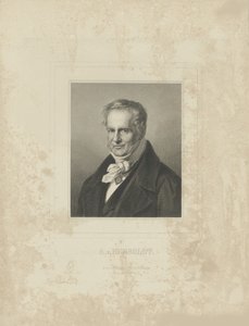 亚历山大·冯·洪堡肖像（1769-1859），c。 1850年。