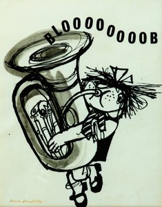 Blooooob！ （墨水在纸上）