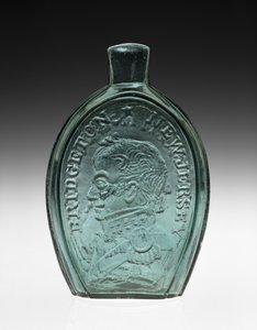 Figured Flask 作者 布里奇顿玻璃厂