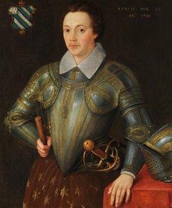 1565-1632年，伊斯菲尔德的约翰-舒尔利爵士。 作者 英国画家