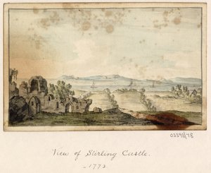 一系列素描，1772-1778 年英国、欧洲大陆和美洲的风景（水彩画） 作者 英国学校