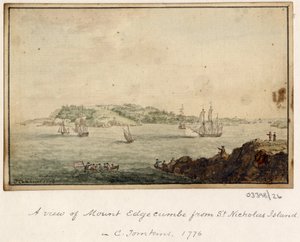 1772-1778 年英国、欧洲大陆和美洲的一系列素描、风景（水彩画） 作者 英国学校