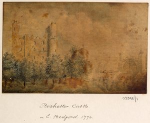 1772-1778 年英国、欧洲大陆和美洲的一系列素描、风景（水彩画） 作者 英国学校