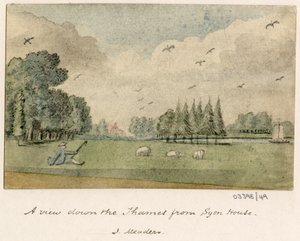 一系列素描，1772-1778 年英国、欧洲大陆和美洲的风景（水彩画） 作者 英国学校