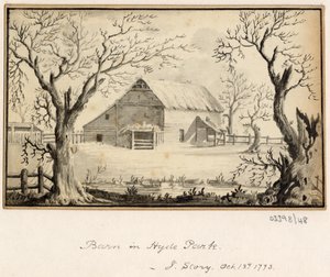 一系列素描，1772-1778 年英国、欧洲大陆和美洲的风景（水彩画） 作者 英国学校