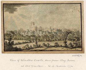 一系列素描，1772-1778 年英国、欧洲大陆和美洲的风景（水彩画） 作者 英国学校