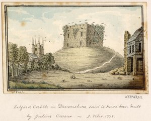 一系列素描，1772-1778 年英国、欧洲大陆和美洲的风景（水彩画） 作者 英国学校