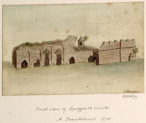 一系列素描，1772-1778 年英国、欧洲大陆和美洲的风景（水彩画） 作者 英国学校