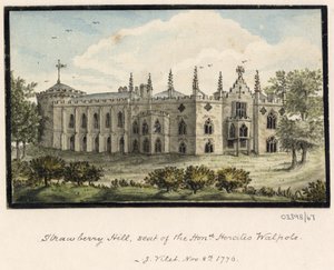 一系列素描，1772-1778 年英国、欧洲大陆和美洲的风景（水彩画） 作者 英国学校