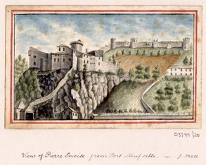 一系列素描，1772-1778 年英国、欧洲大陆和美洲的风景（水彩画） 作者 英国学校