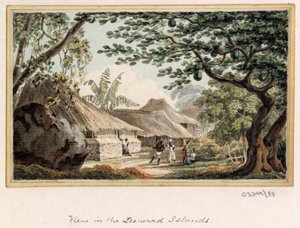 一系列素描，1772-1778 年英国、欧洲大陆和美洲的风景（水彩画） 作者 英国学校
