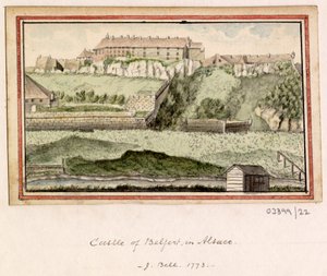 一系列素描，1772-1778 年英国、欧洲大陆和美洲的风景（水彩画） 作者 英国学校