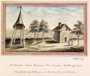 一系列素描，1772-1778 年英国、欧洲大陆和美洲的风景（水彩画） 作者 英国学校