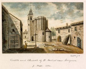 一系列素描，1772-1778 年英国、欧洲大陆和美洲的风景（水彩画） 作者 英国学校