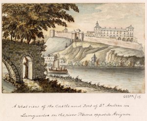 一系列素描，1772-1778 年英国、欧洲大陆和美洲的风景（水彩画） 作者 英国学校