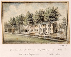 一系列素描，1772-1778 年英国、欧洲大陆和美洲的风景（水彩画） 作者 英国学校