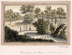 1772-1778 年英国、欧洲大陆和美洲的一系列素描、风景（水彩画） 作者 英国学校