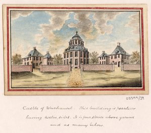 一系列素描，1772-1778 年英国、欧洲大陆和美洲的风景（水彩画） 作者 英国学校