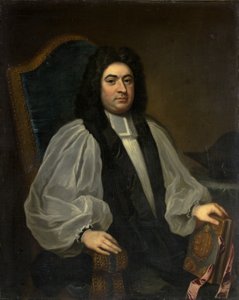 George Smallbridge，布里斯托尔第 22 任主教，约 1715-19 年（布面油画） 作者 英国学校