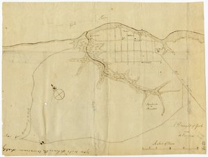 1781年10月，弗吉尼亚州约克镇地图