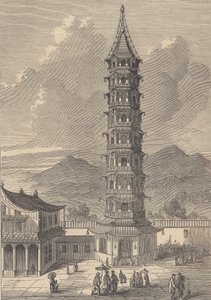 南京瓷塔（雕刻） 作者 英国学校